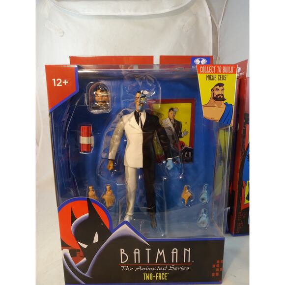 McFarlane Toys Batman The Animated Series MAXIE ZEUS BAF Wave Complete Set 4 NIB - Picture 10 of 15